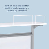 Add-On Multifunctional Mounting White Board Desk Accessories for Shasta Desk Series