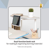 Book Rack W/ Holder For SBS Series Desk